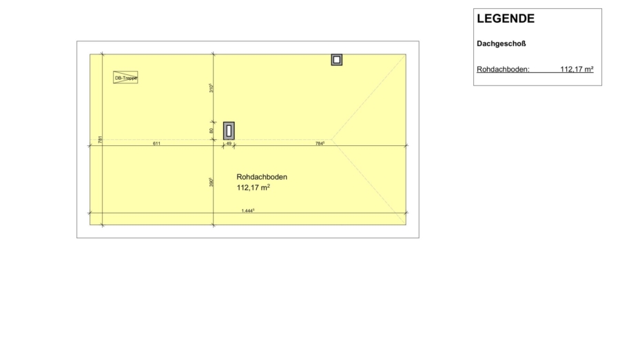 Anlageobjekt mit Potential: Historisches Stadthaus im Stadtzentrum von Wiener Neustadt - Dachgeschoss (629217)