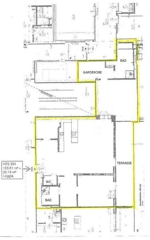 Stilvolles Wohnen mit Parkblick - Grundriss (671157)