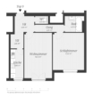 Grundriss - Attraktive 2-Zimmer-Wohnung im Nibelungenviertel