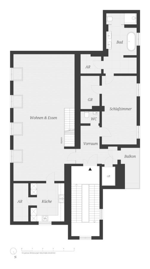Luxuriöses Wohnen in Bestlage Döblings: Exklusive Dachgeschoss-Maisonette mit Weitblick - Grundriss (626185)