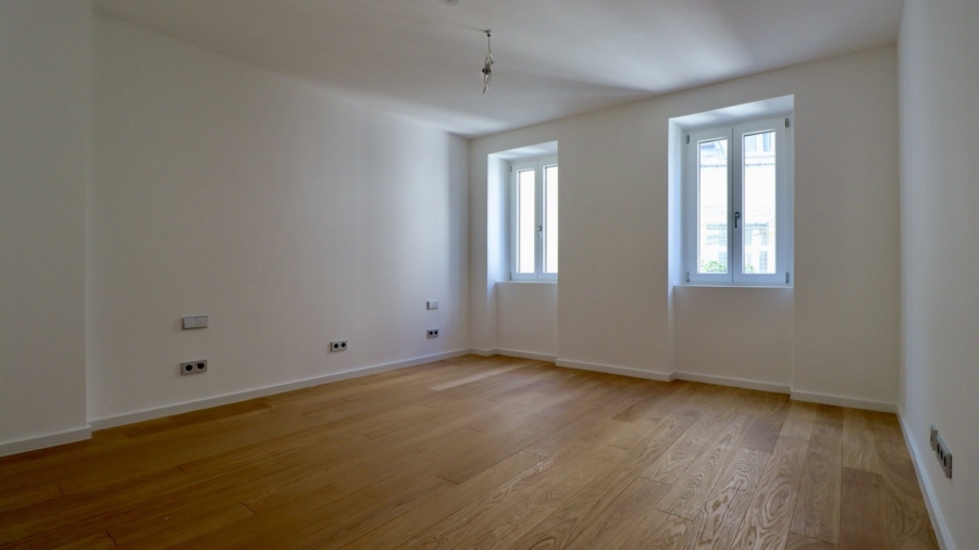 Hochwertig ausgestattete Dachgeschosswohnung auf zwei Ebenen nahe Taubstummengasse - Schlafzimmer - Untere Wohnebene (677106)