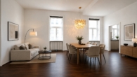 Einrichtungsvorschlag digital generiert - Stilvoller Altbau mit urbaner Lebensqualität