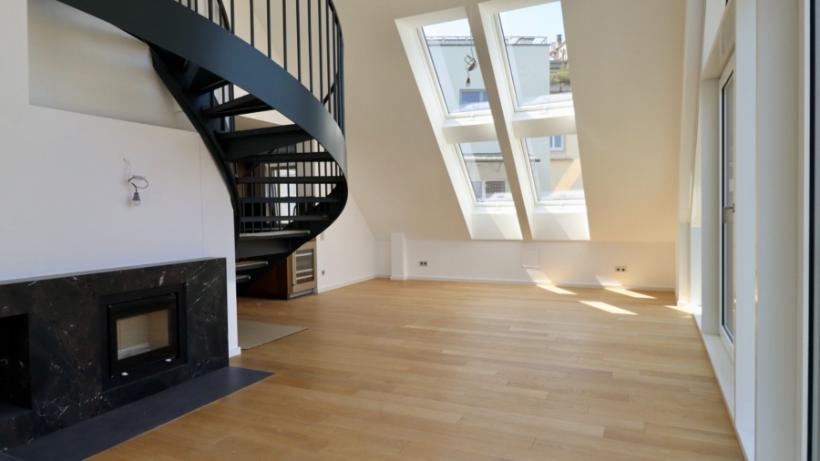 Repräsentatives Wohnen auf zwei Ebenen mit zwei Terrassen in 1040 Wien - Bild (677122)