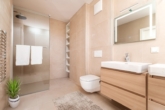 Badezimmer - Rendering Architekt - Penthouse mit sensationellem Wienblick – Wohnen über zwei Ebenen mit privater Dachterrasse