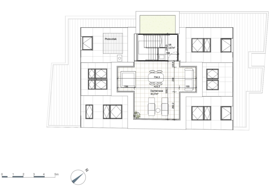 Penthouse mit sensationellem Wienblick – Wohnen über zwei Ebenen mit privater Dachterrasse - Dachterrasse (679428)