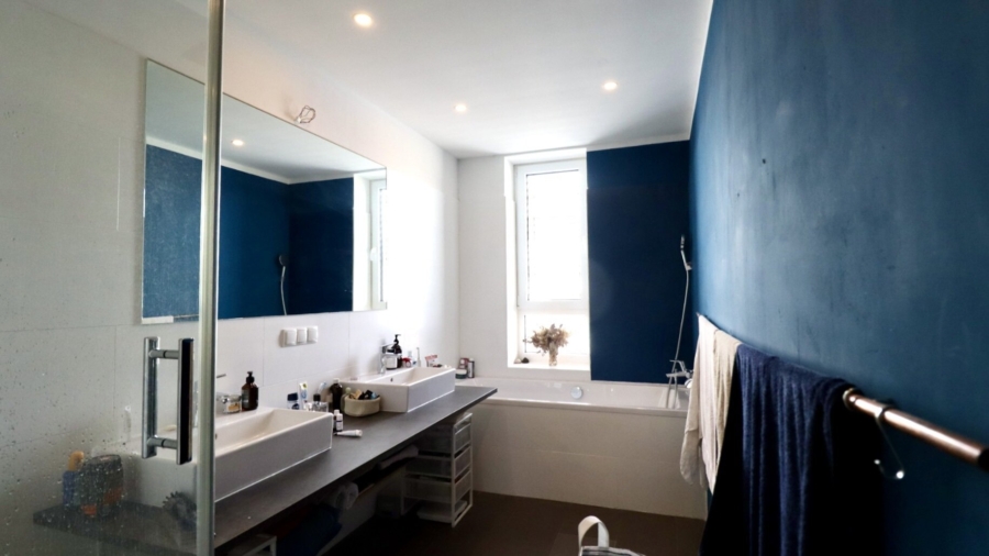 Dachgeschoss-Maisonette mit Sonnenterrasse & Grünblick | 108 m² Wohnkomfort über den Dächern Wiens - Badezimmer (677000)